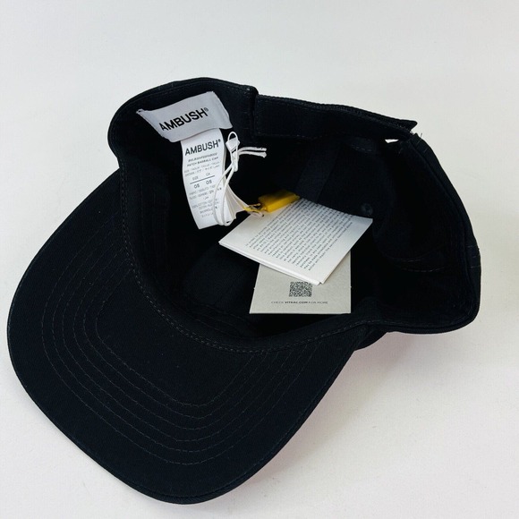 AMBUSH Patch Baseball Cap Hat Black OS Adjustable‎ - Picture 11 of 13